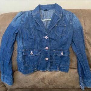 Stylish Blue Denim Jean Jacket